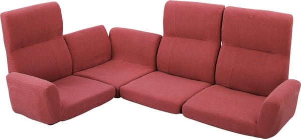 フロアチェア ファンクションソファ 幅180×奥行129×高さ60cm チェア ダイニングチェア