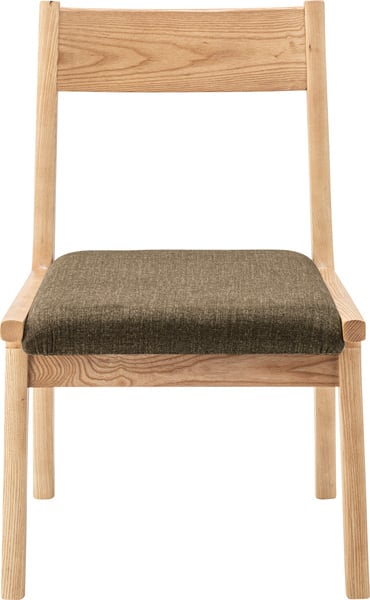 モタ ダイニングチェア 幅48×奥行55×高さ70cm ダイニング家具 完成品 グリーン 天然木