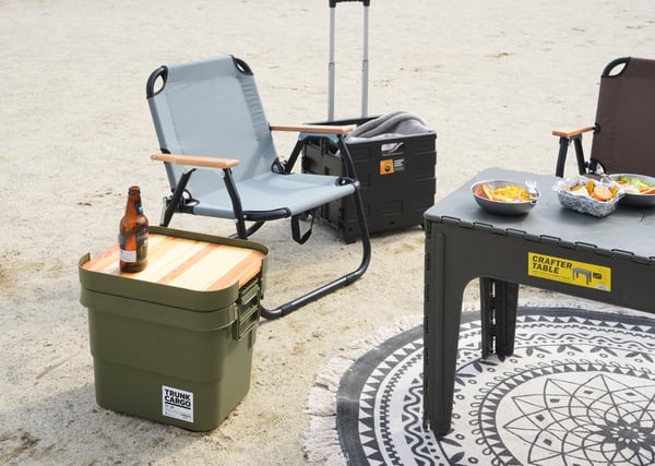 アウトドア トランクカーゴ テーブルトップ 幅57×奥行38×高さ0.9cm リビングテーブル 天板