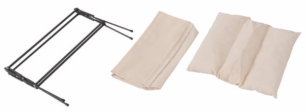 フォールディングペットベッド 幅50×奥行41×高さ26cm ベッド すのこベッド パイプベッド