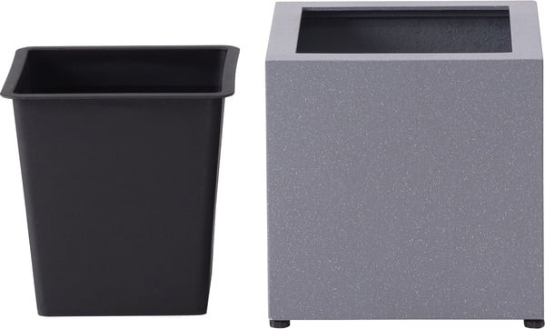 グリーン プランター 幅28×奥行28×高さ28cm 日用品 完成品 組立不要 鉢入れ