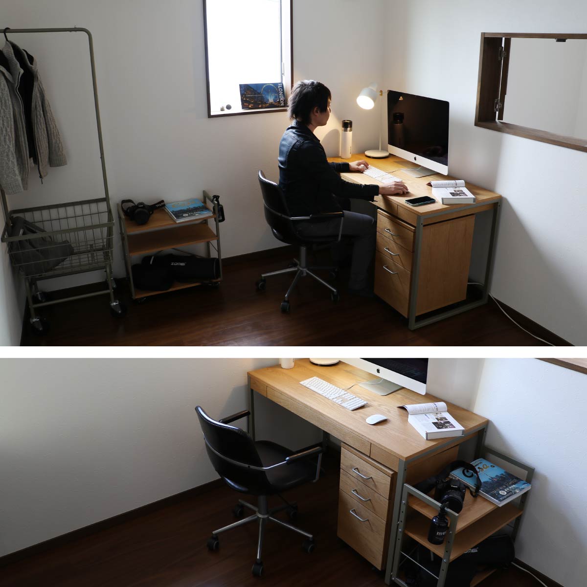 デスク drip Desk Chest ワークデスク パソコンデスク 学習机 勉強机 平机