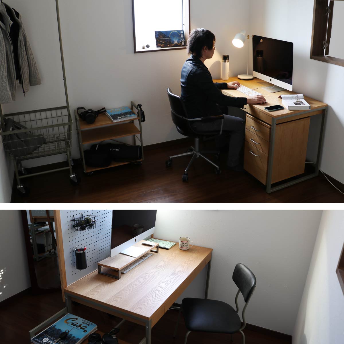デスク Drip Desk 1200 ワークデスク パソコンデスク 学習机 勉強机 平机