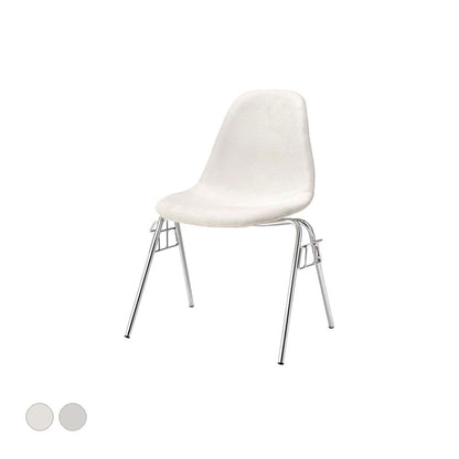チェア 幅61.5×奥行57×高さ79.5cm ダイニングチェア デザインチェア 回転チェア ブルー スタッキング スチール