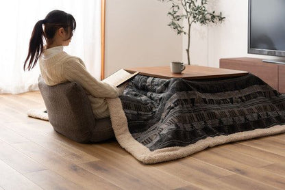 薄掛コタツ布団 正方形 完成品 W190×D190 グレー