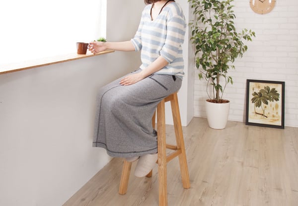 ダイニングチェア ヘンリー 丸ハイスツール 幅35×奥行35×高さ70cm ダイニング家具 完成品