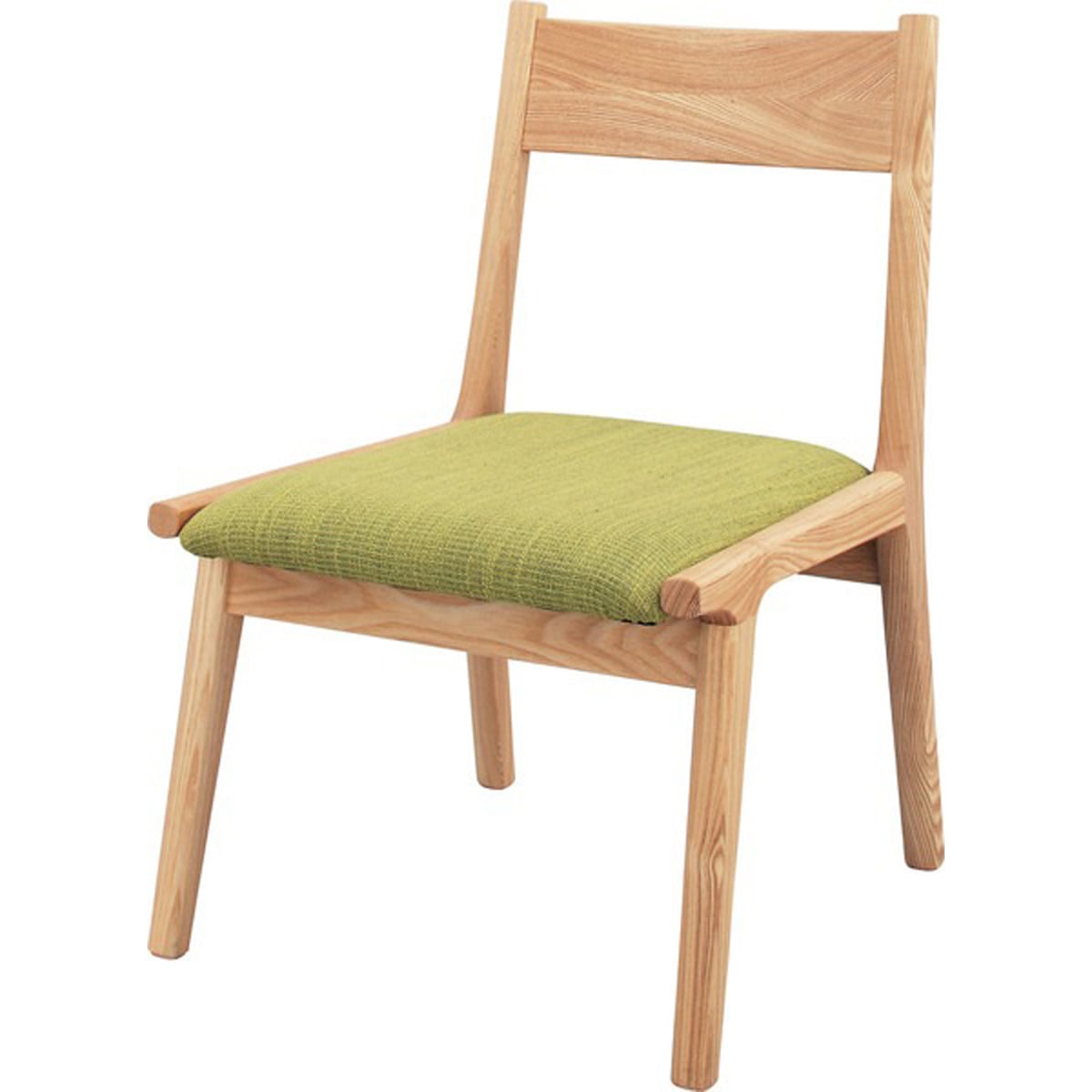 モタ ダイニングチェア 幅48×奥行55×高さ70cm ダイニング家具 完成品 組立不要 グリーン