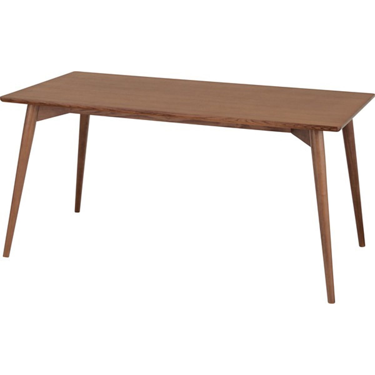カラメリ ダイニングテーブル 幅150×奥行80×高さ72cm ダイニング家具 ブラウン ナチュラル