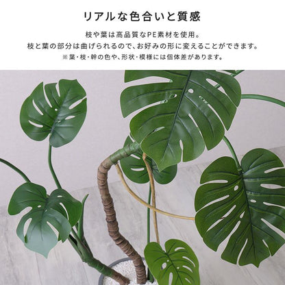 お手入れ簡単フェイクグリーン モンステラ Mサイズ(150cm)
