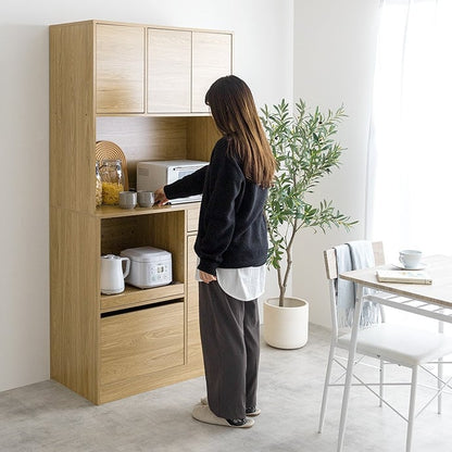 食器棚 幅88cm Conina キッチン収納