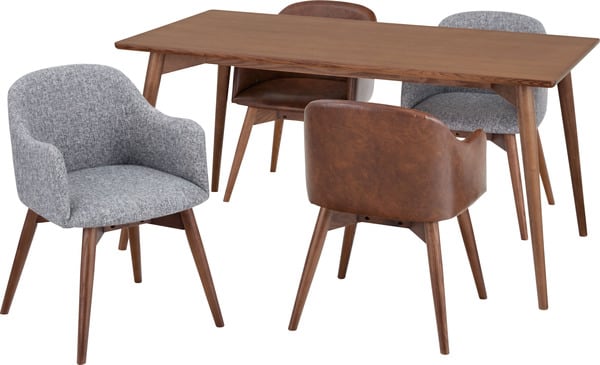 カラメリ ダイニングテーブル 幅150×奥行80×高さ72cm ダイニング家具 ブラウン ナチュラル