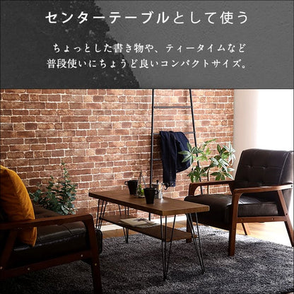 テレビ台 ヴィンテージマルチラック ローテレビ台 センターテーブル 幅110cm 鉄脚 収納棚 本棚 スチール