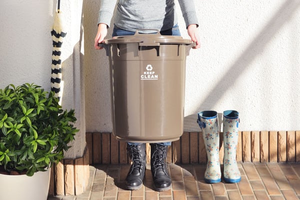 ダストボックス ペール45L 幅42.5×奥行42.5×高さ52cm 日用品 完成品 組立不要