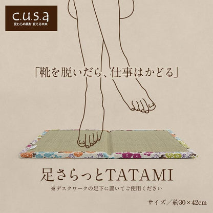マット 足さらっとTATAMI 30×42cm ラグマット カーペット 絨毯 滑り止め