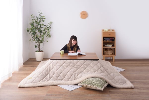 薄掛コタツ布団 長方形 ツイード こたつ こたつテーブル こたつセット コタツ 完成品 組立不要