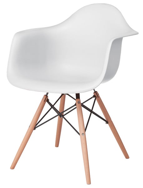 ダイニングチェア アームチェア 幅62×奥行63×高さ80cm ダイニング家具 ブラック ホワイト