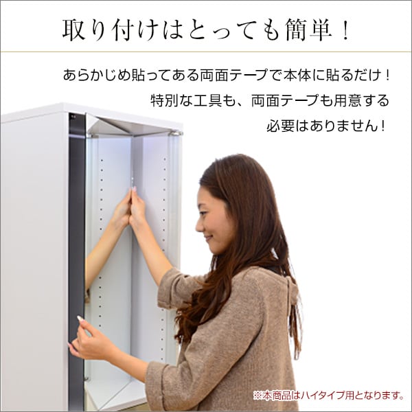 コレクションラック 専用ミラー2枚セット(ハイタイプ用 深型・浅型共通) コレクションケース用 深型
