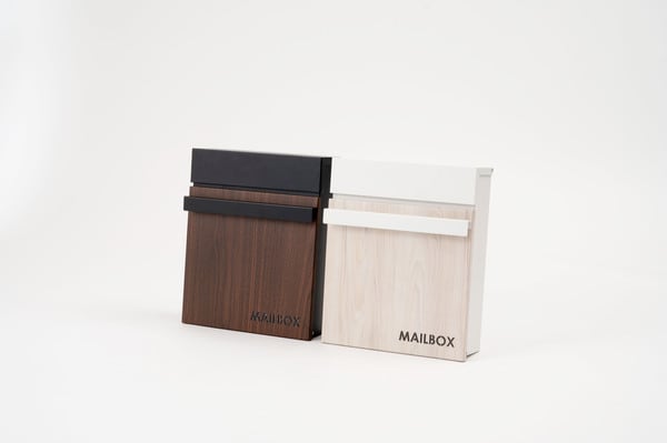 ポスト 幅30×奥行11×高さ36.5cm 宅配ボックス 完成品 組立不要 スリム 薄型 ブラック