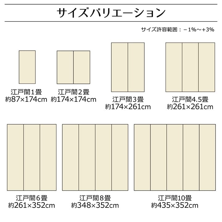 ラグ ファーム 江戸間3畳 BE 174X261 174×261cm ラグマット カーペット 絨毯