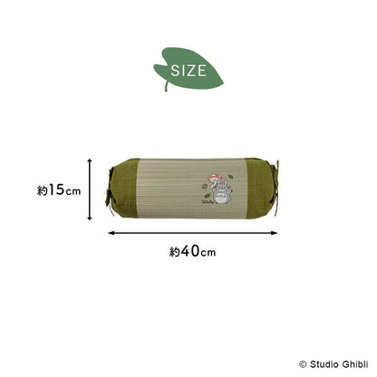 森のきのこトトロ キャンディー枕 15×40cm 通気性 枕 寝具 ■ い草