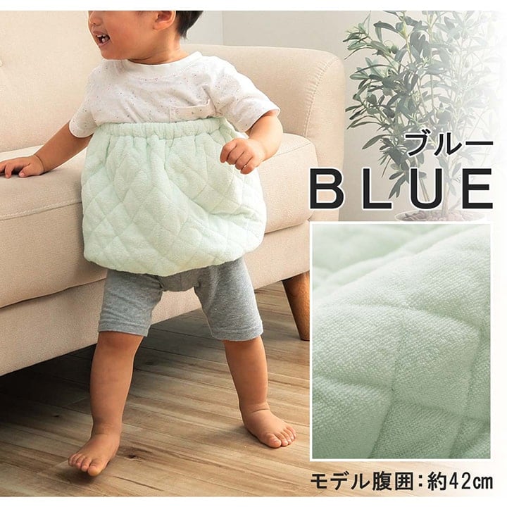 小物 キッズ 腹巻(小) BL 30×40cm 日用品 ブルー ピンク 腹巻 全2色 寝具