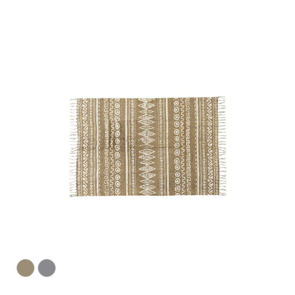 ラグ ラグマット カーペット 絨毯 完成品 約W120×D85 ベージュ