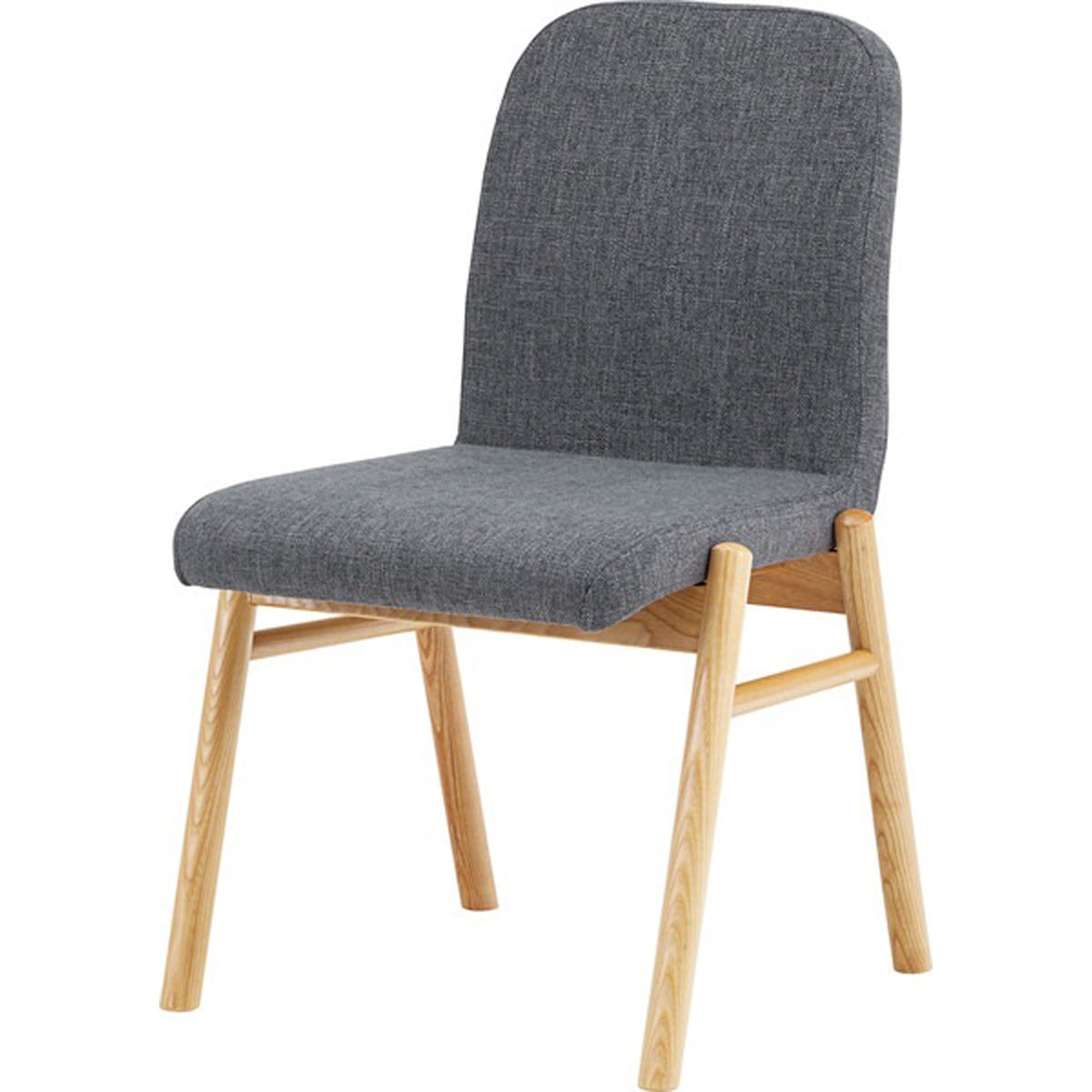ダイニングチェア 幅53×奥行60×高さ85cm ダイニング家具 完成品 組立不要 ダークグレー