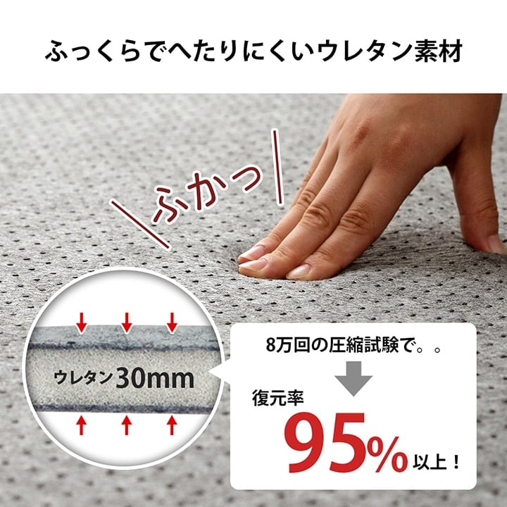 ラグ ナイス30 約2畳用 無 180X180 180×180cm ラグマット カーペット 絨毯