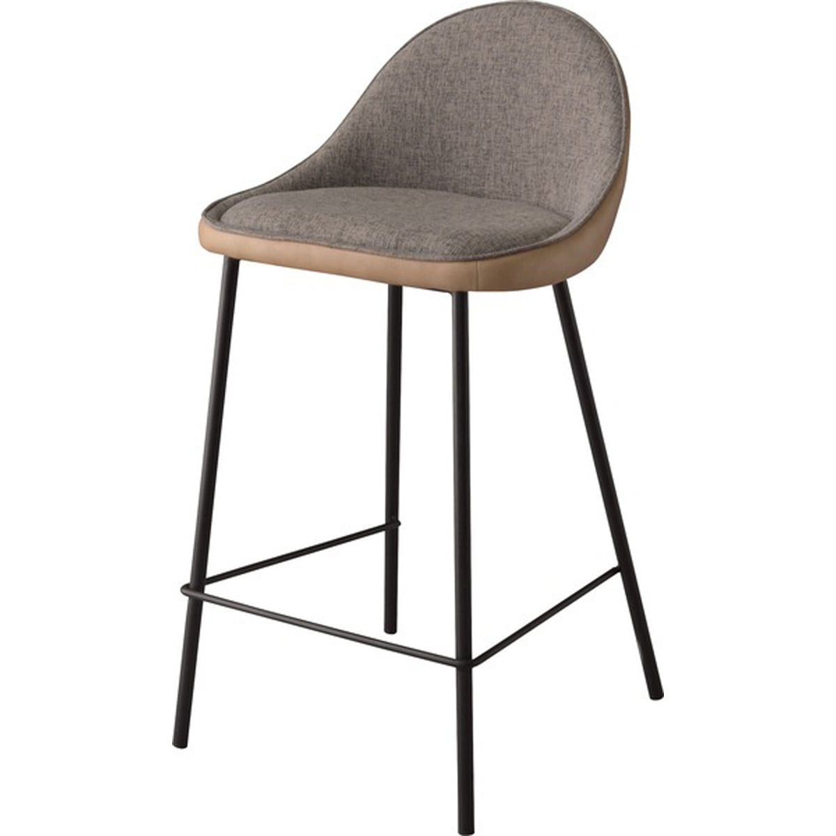 ダイニングチェア カウンターチェア 幅47×奥行47×高さ87cm ダイニング家具 ベージュ チェア