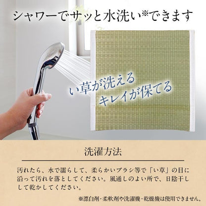 クッション 洗えるい草シート 40×40cm 通気性 クッション・座布団