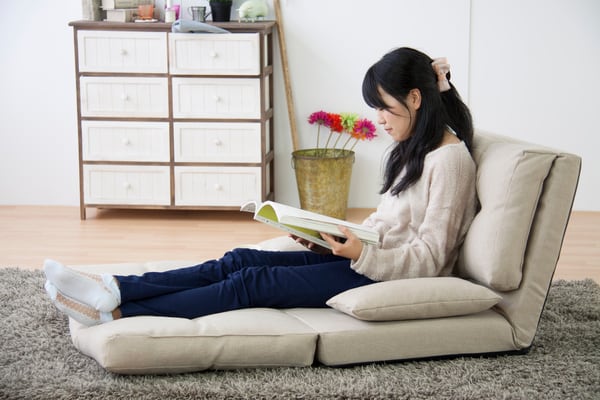 フロアチェア エリス 3WAYソファベッド 幅90×奥行66×高さ55cm チェア ダイニングチェア
