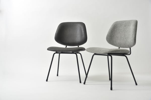 ダイニングチェア 幅50×奥行58×高さ81cm ダイニング家具 完成品 ブラック レザー