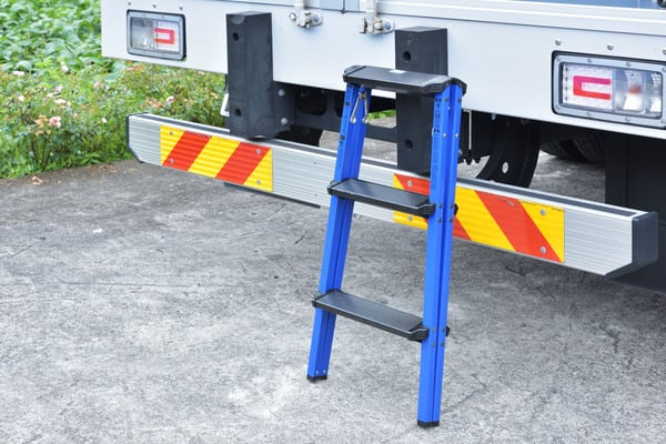 ステップスツール3段 幅44×奥行64×高さ79cm スツール オットマン 腰掛け 3段 折りたたみ