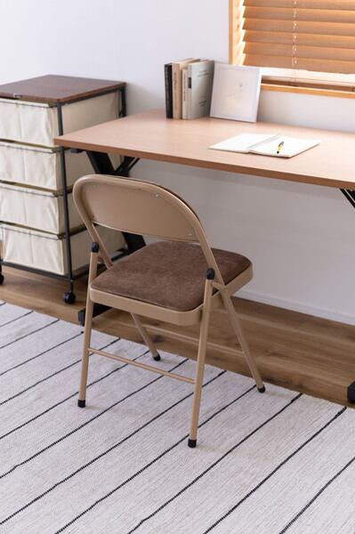 ダイニングチェア フォールディングチェア 幅47×奥行45×高さ79cm ダイニング家具 折りたたみ スチール