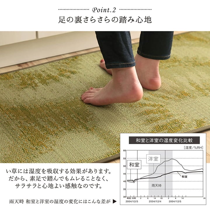 キッチンマット Fデザート キウイ 60X120 60×120cm ラグマット カーペット ラグ