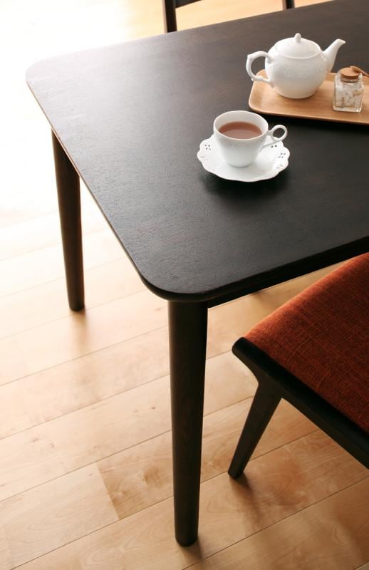 ダイニングセット 天然木ロースタイルダイニング Kukku クック ダイニングテーブル W75