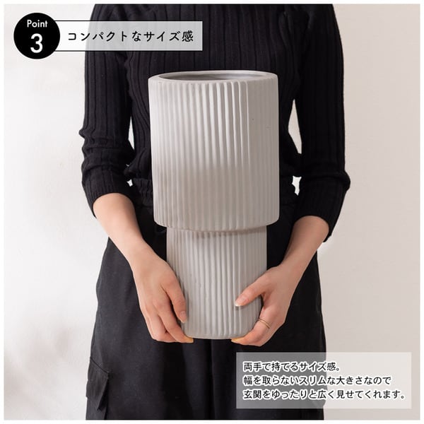 カサタテ アンブレララック 幅18.5×奥行18.5×高さ36cm 玄関収納 完成品 組立不要 収納