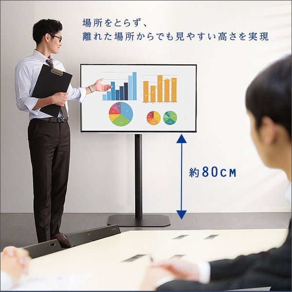 八角テレビスタンドハイタイプ専用 ハードディスクホルダーセット HDDホルダー 背面収納 簡単取付