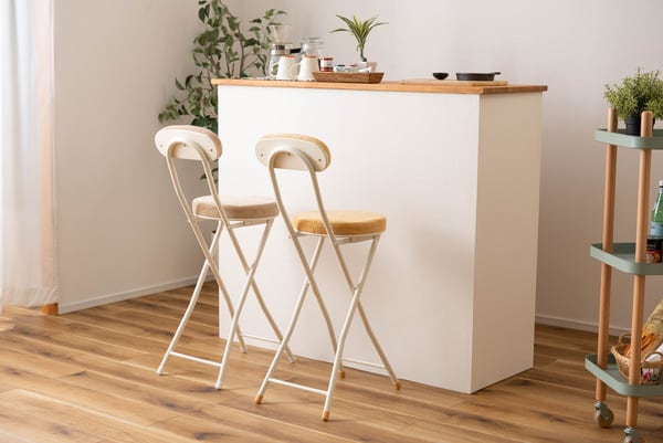 ダイニングチェア フォールディング ハイチェア 幅30×奥行48.5×高さ87cm ダイニング家具
