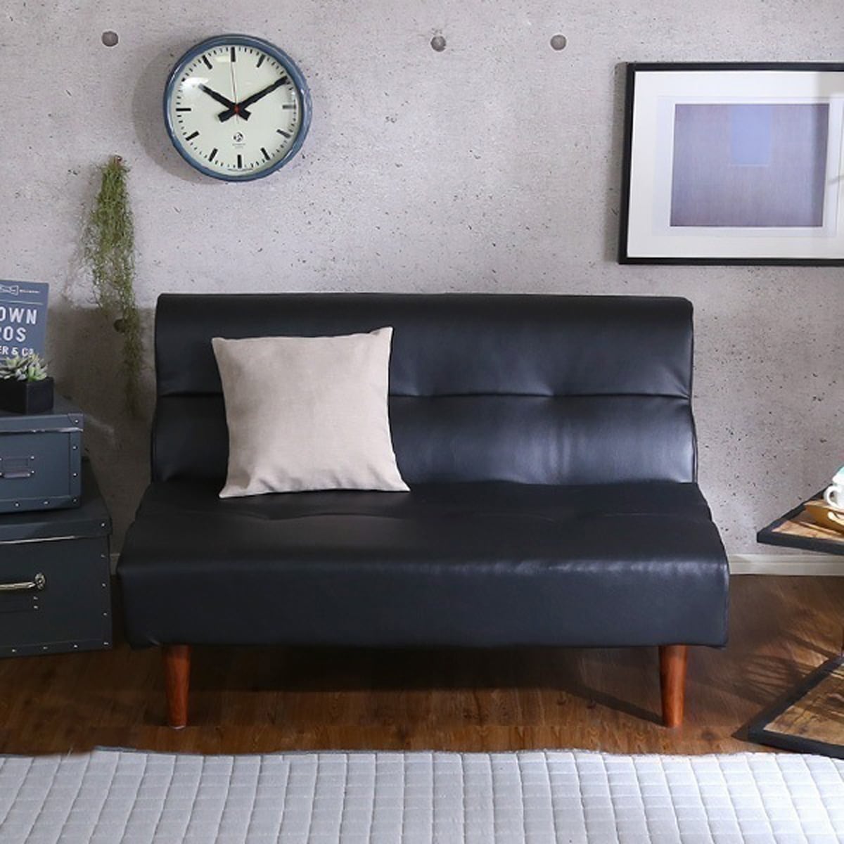 PVCレザー リビングダイニング ダブルソファ 2人掛けソファ インテリア 寝具 ソファ sofa