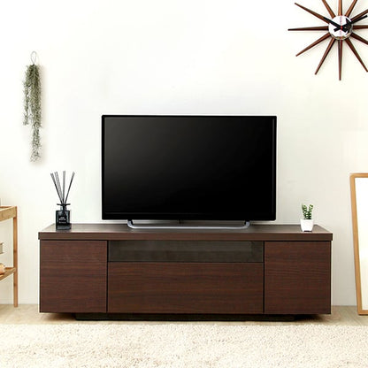 シンプルで美しいスタイリッシュなテレビ台 テレビボード 木製 幅120cm 日本製完成品 ガラス リビング