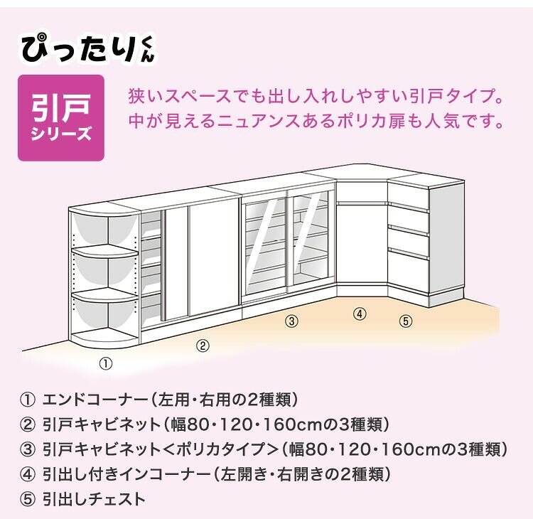 ラック セミオーダーカウンター下収納ぴったりくん キャビネット(ポリカタイプ グレイ) キッチン収納 幅120×奥行25cm