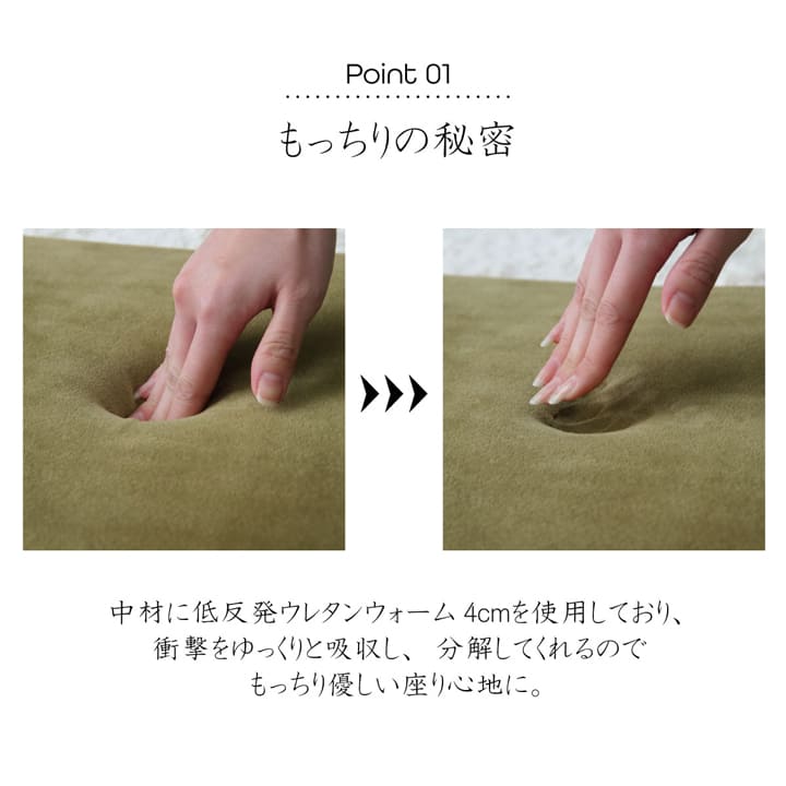 MO-RU(モール) シート ブラック 40X40 40×40×4cm 日用品 ブラウン クッション