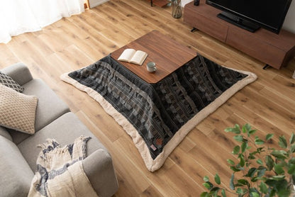 薄掛コタツ布団 正方形 完成品 W190×D190 グレー