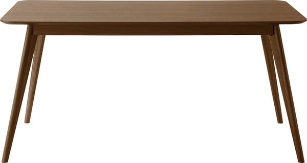 ダイニングテーブル 幅150×奥行80×高さ72cm ブラウン 天然木