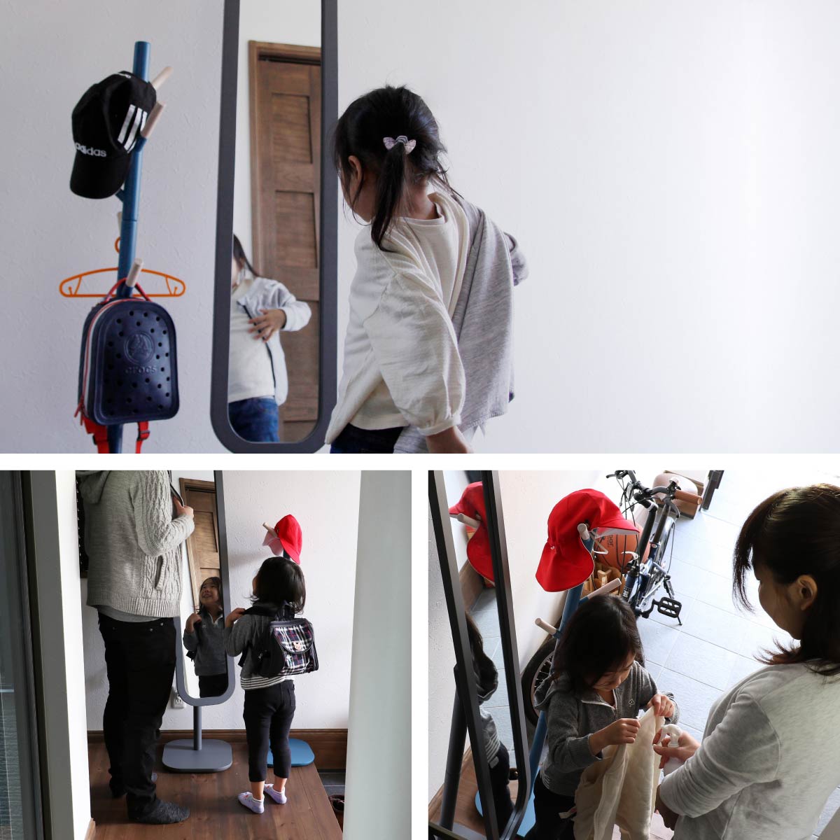 ラック Pole Hanger cime -mimi- ハンガーラック コートハンガー 衣類収納