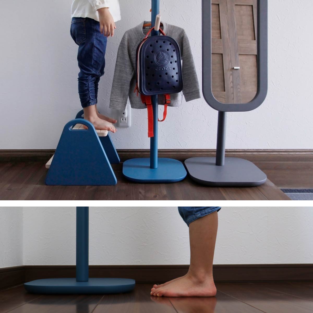 ラック Pole Hanger cime -mimi- ハンガーラック コートハンガー 衣類収納