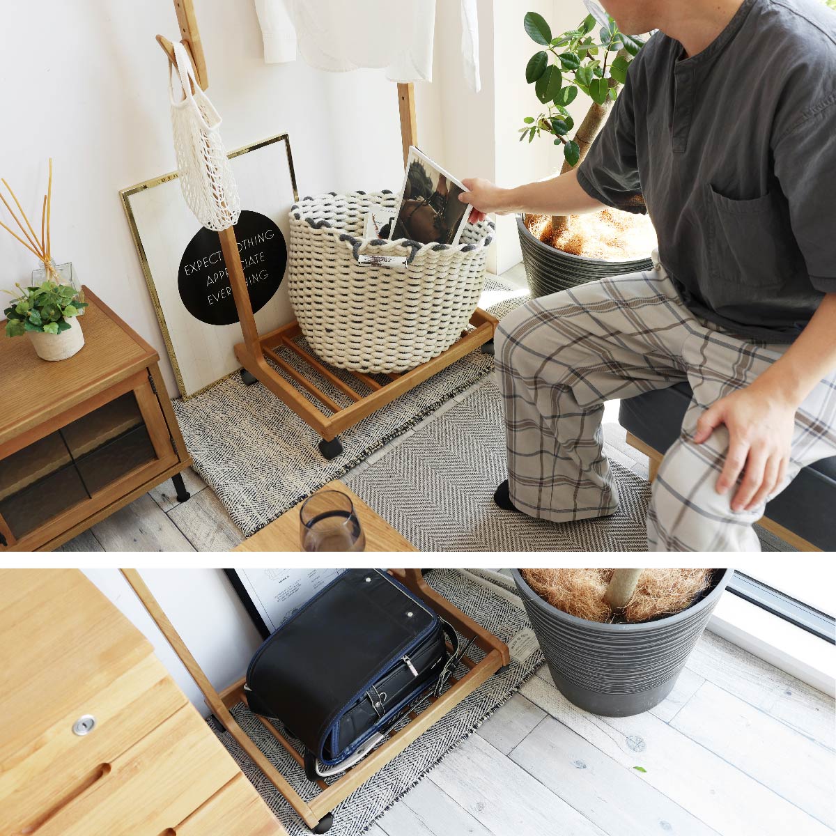 ラック Hanger Rack -fin- ハンガーラック コートハンガー パイプハンガー 衣類収納