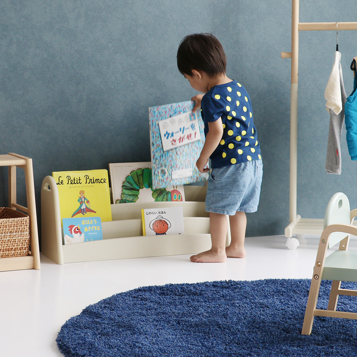 ラック Kids Picture Book Rack -aluma- シェルフ