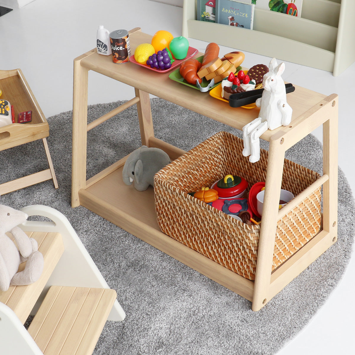 ラック Kids Picture Book Rack -aluma- シェルフ